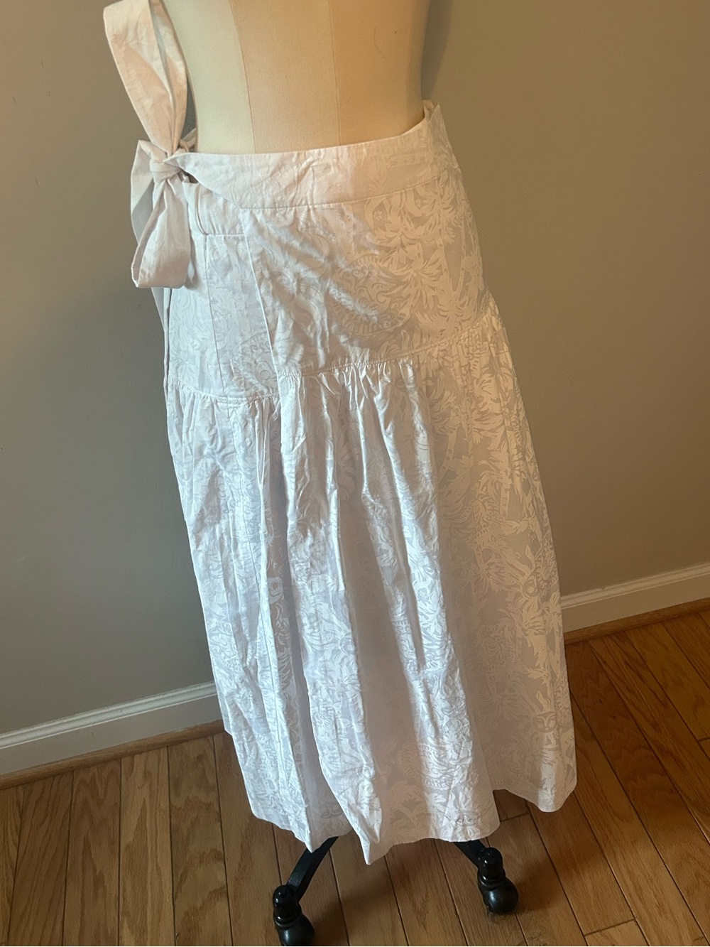 Lilly Pulitzer NWT Resort White Maxi Wrap Skirt